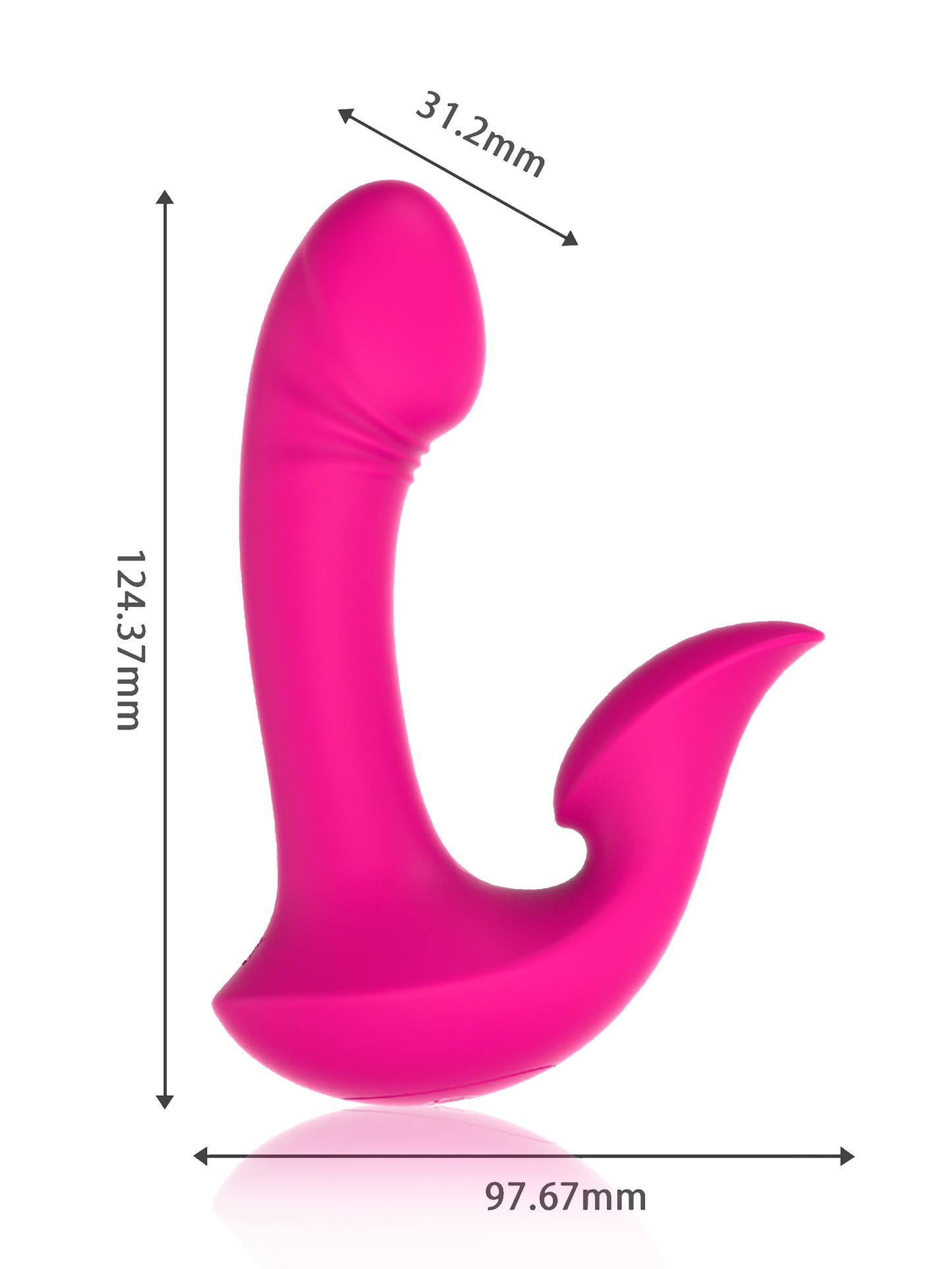 Vaginal Wearable Dual Stimulation Vibrator