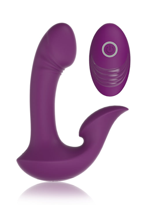 Vaginal Wearable Dual Stimulation Vibrator