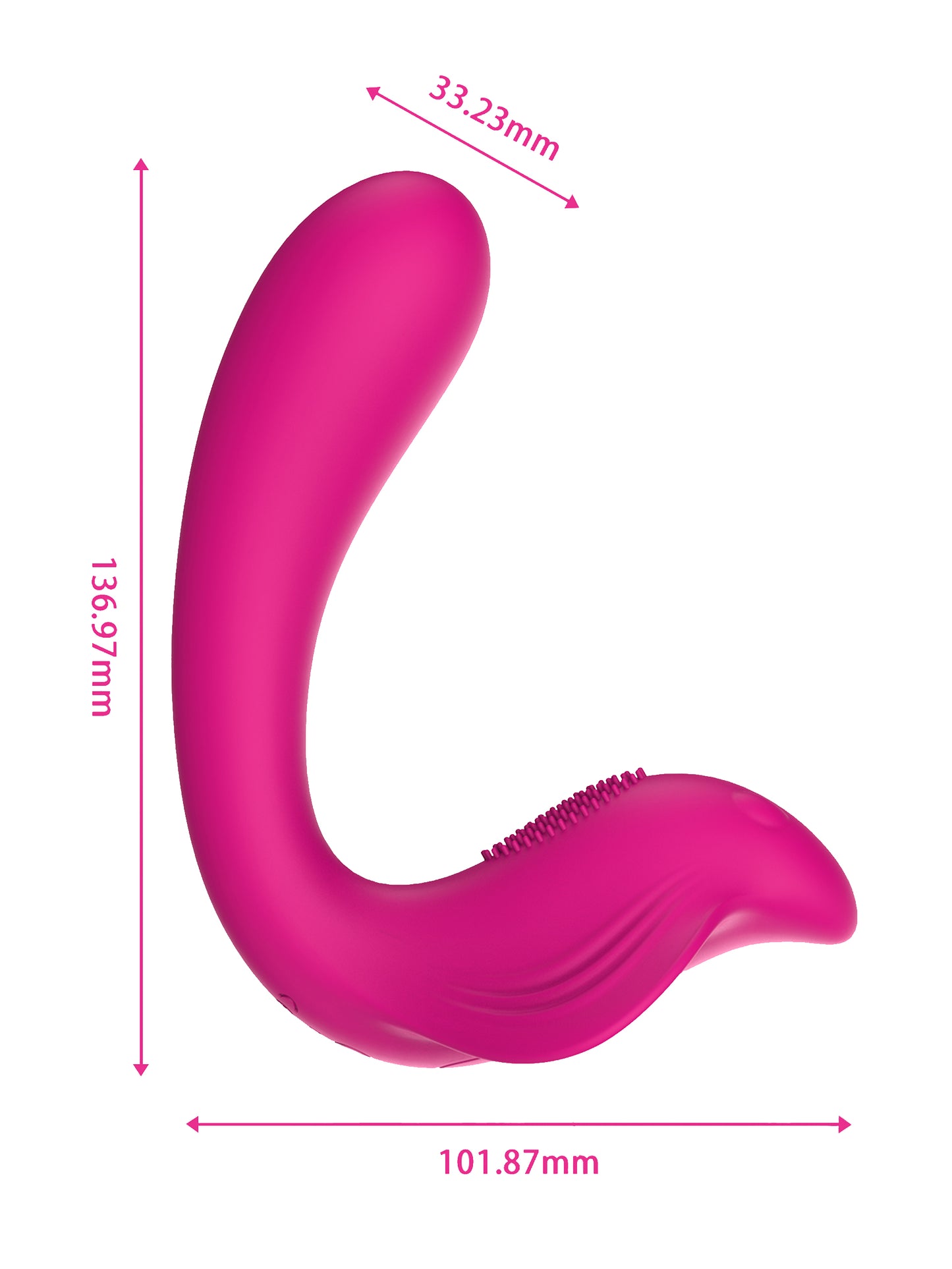 Wearable Grainy Dual Stimulation Vibrator