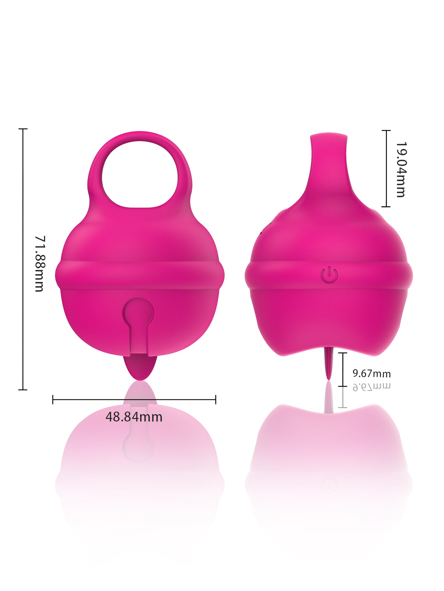 Bell Shape Love Egg With Safety Ring