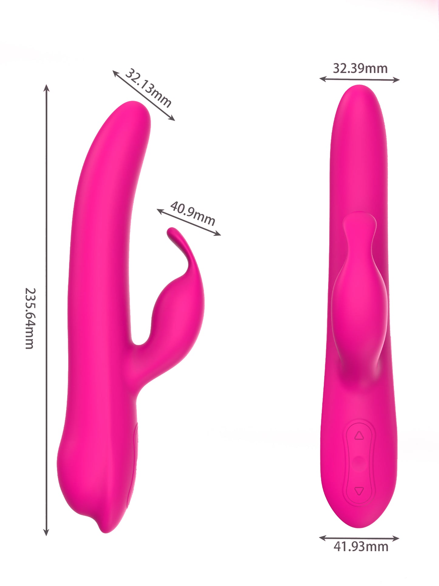 Single Point Thick Silicone Raised Stimulation Vibrator