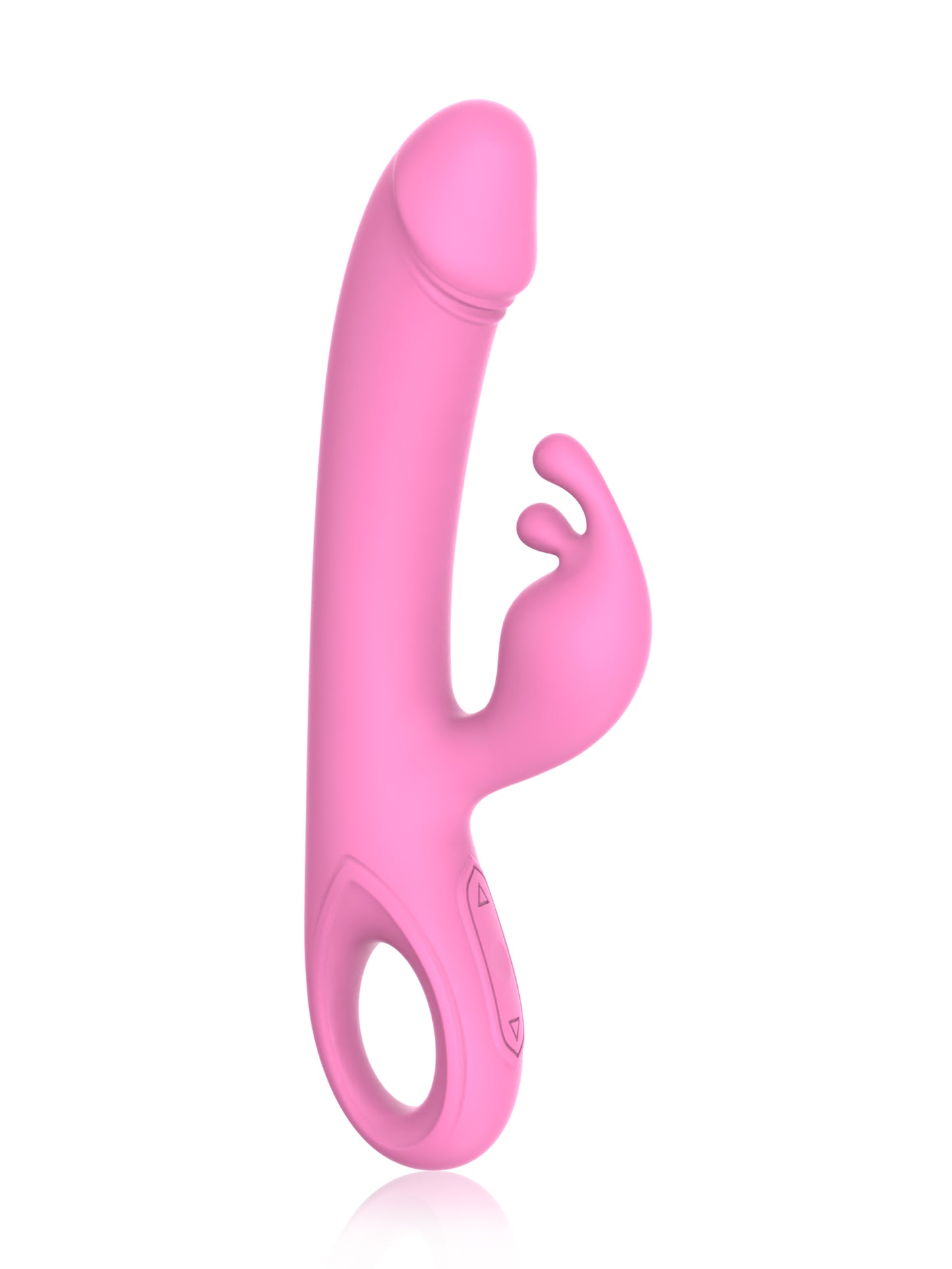 Double Point Thick Silicone Raised Stimulation Vibrator