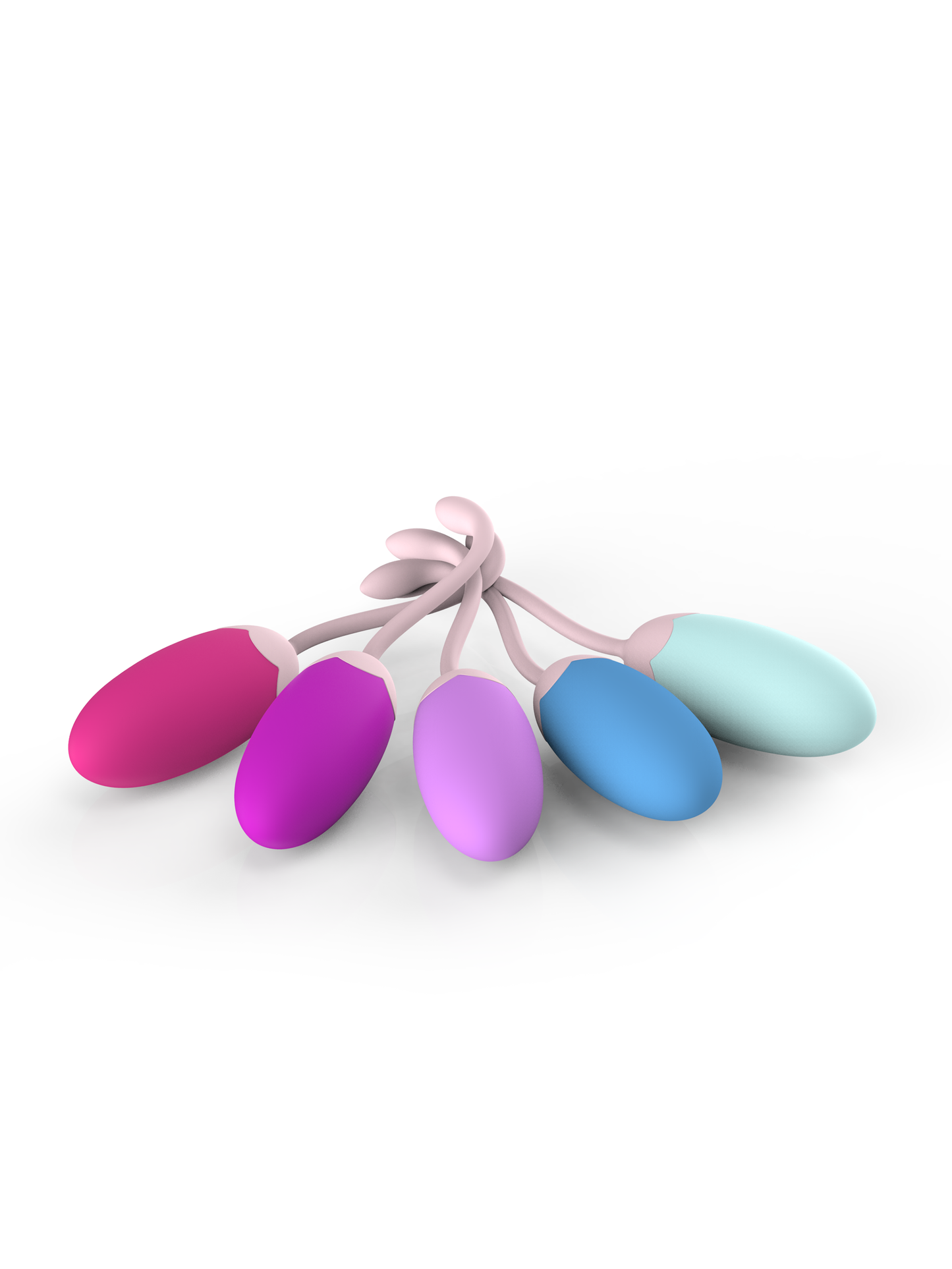 5 Rainbow Little Eggplants Combination Set