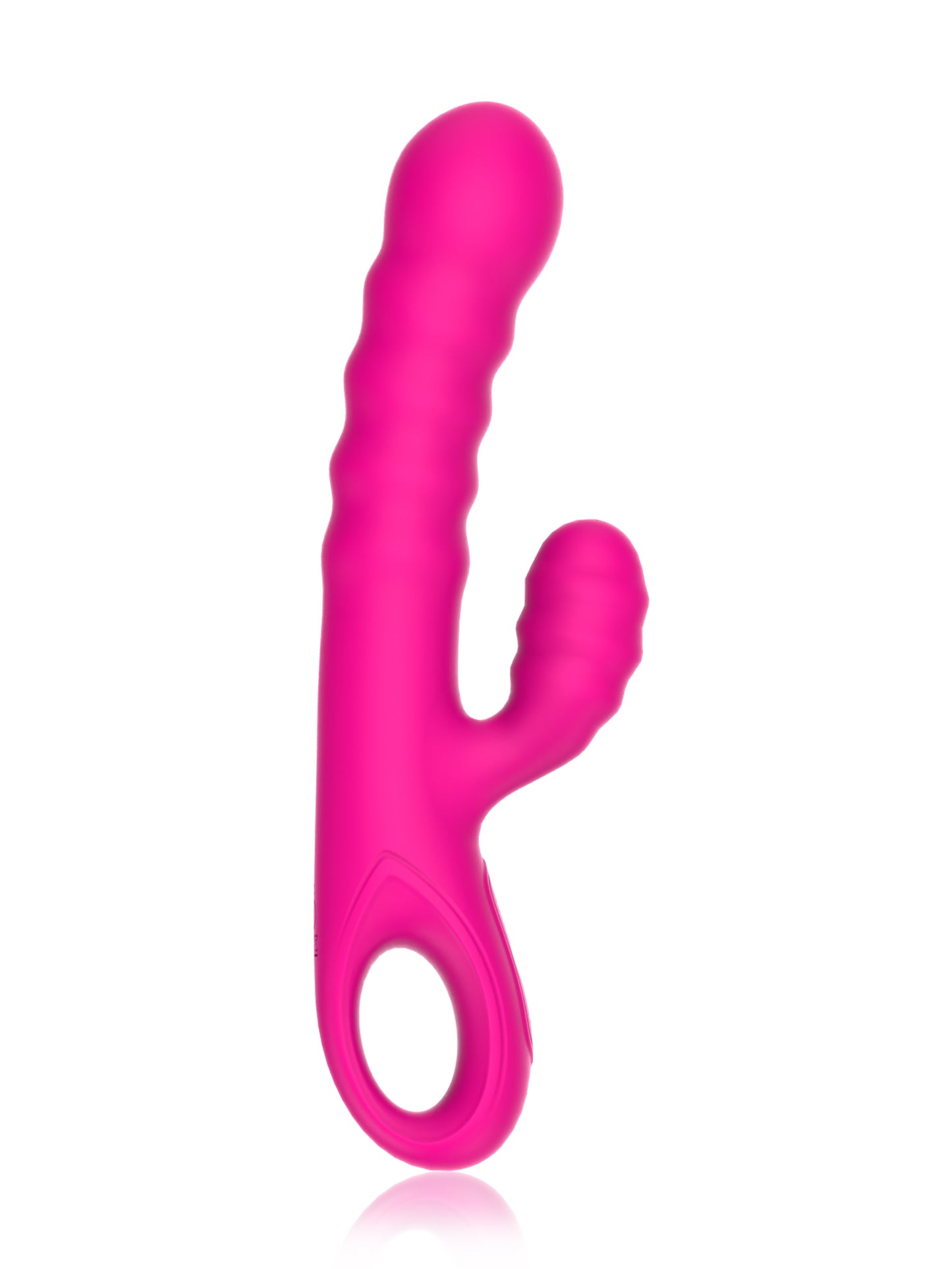 Thick Silicone Threaded Clit Stimulator Vibrator