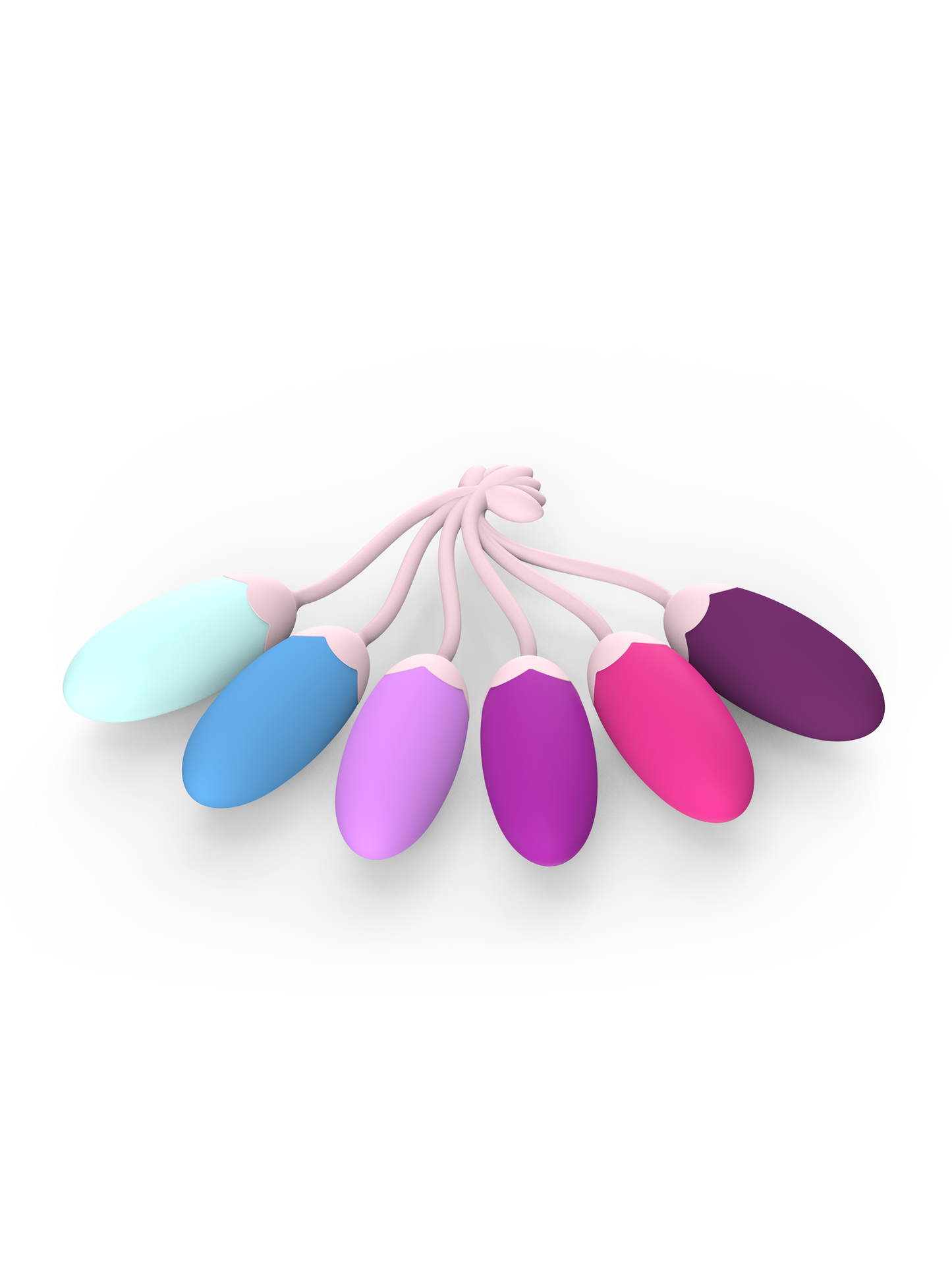 6 Rainbow Little Eggplants Combination Set