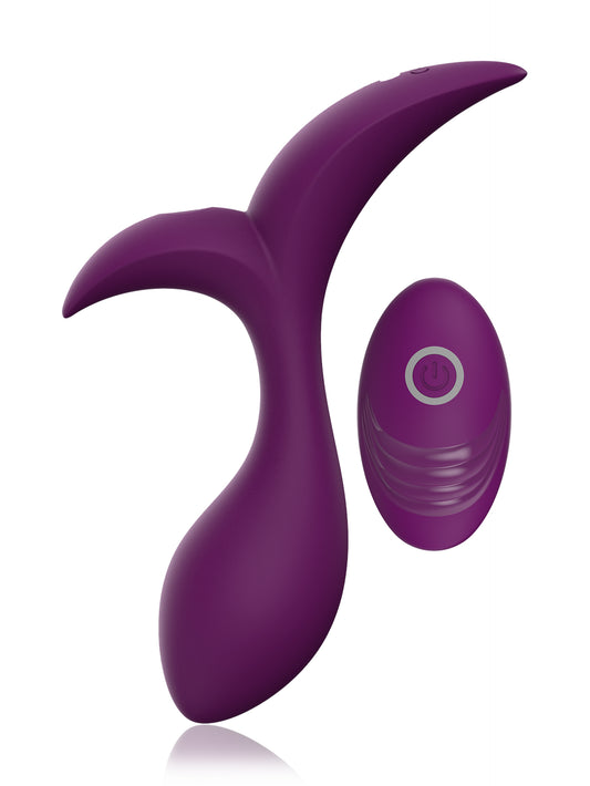 Whale Tail Shape Anal Vibrator