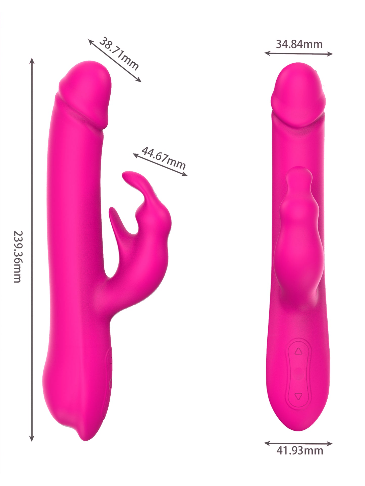 Double Point Clitoral Stimulation Vibrator